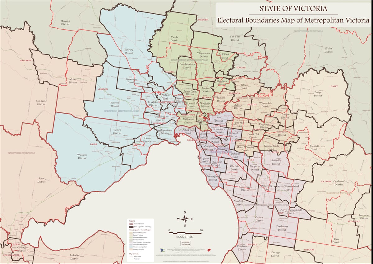 kat jeyografik nan Melbourne lès tout savann pou bèt yo