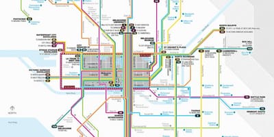 Melbourne bèn wout kat jeyografik