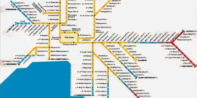 Metro tren kat jeyografik Melbourne